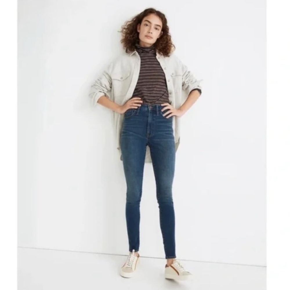 Madewell TALL 10" High-Rise Roadtripper Supersoft Jeans in Playford Wash 30T